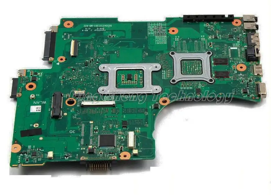 La placa base de computadora portátil para Toshiba L650 L655 V000218130 6050A2332301-MB-A02 DDR3 no integrado tarjeta gráfica 100% probado