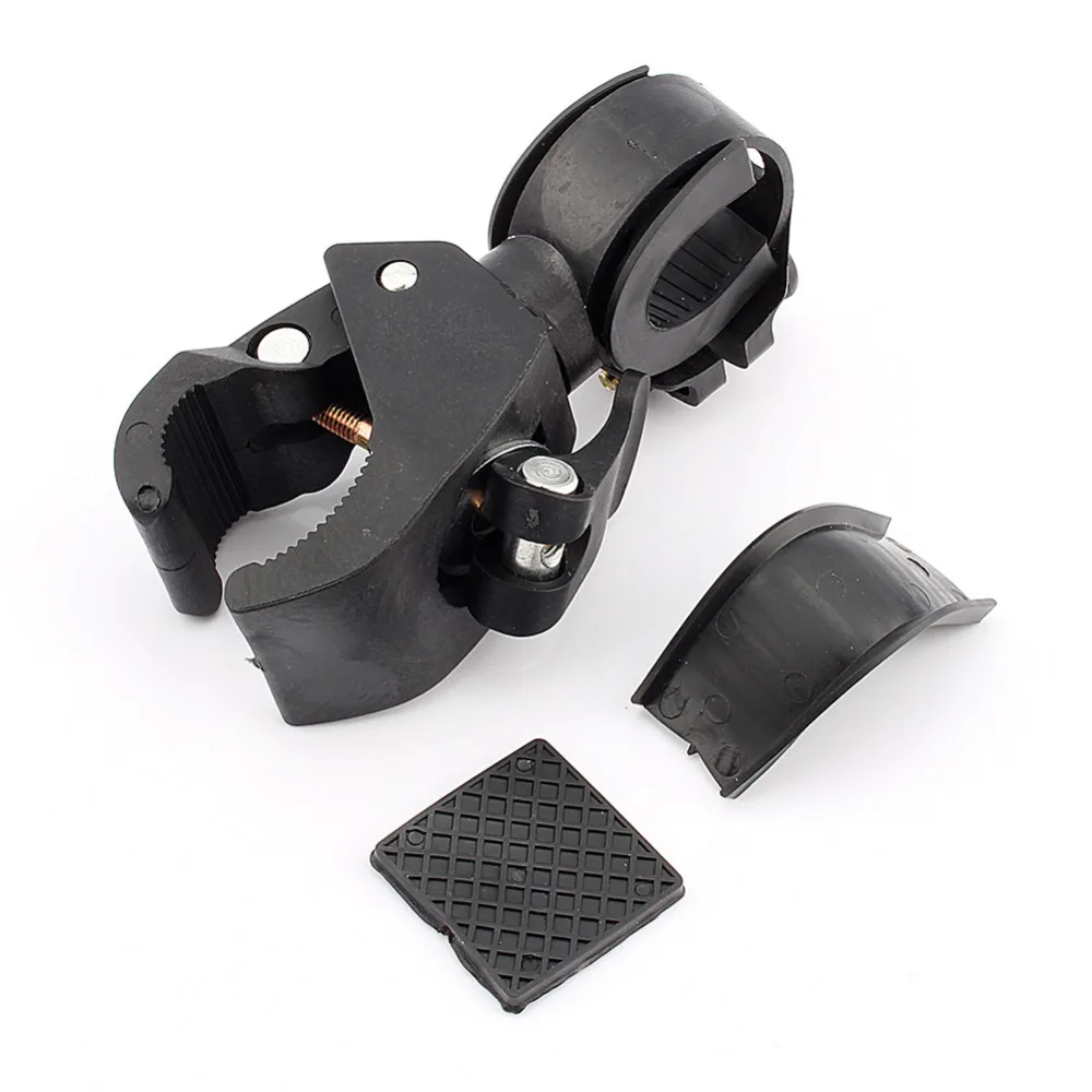 360 Degree Bike LED Flashlight Mount Holder Bicycle Torch Clip Clamp