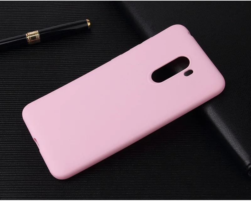 Для Xiaomi Pocophone F1 Чехол Мягкий ТПУ силиконовый чехол для телефона милый