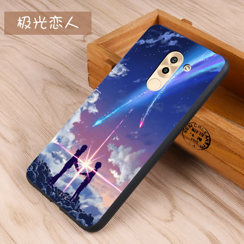 Huawei honor 6x Case Original Cover for Huawei honor 6x Bag Case Cover Skin Wolf Fish Skull honor 6x Fundas 100% BiNFUL 11