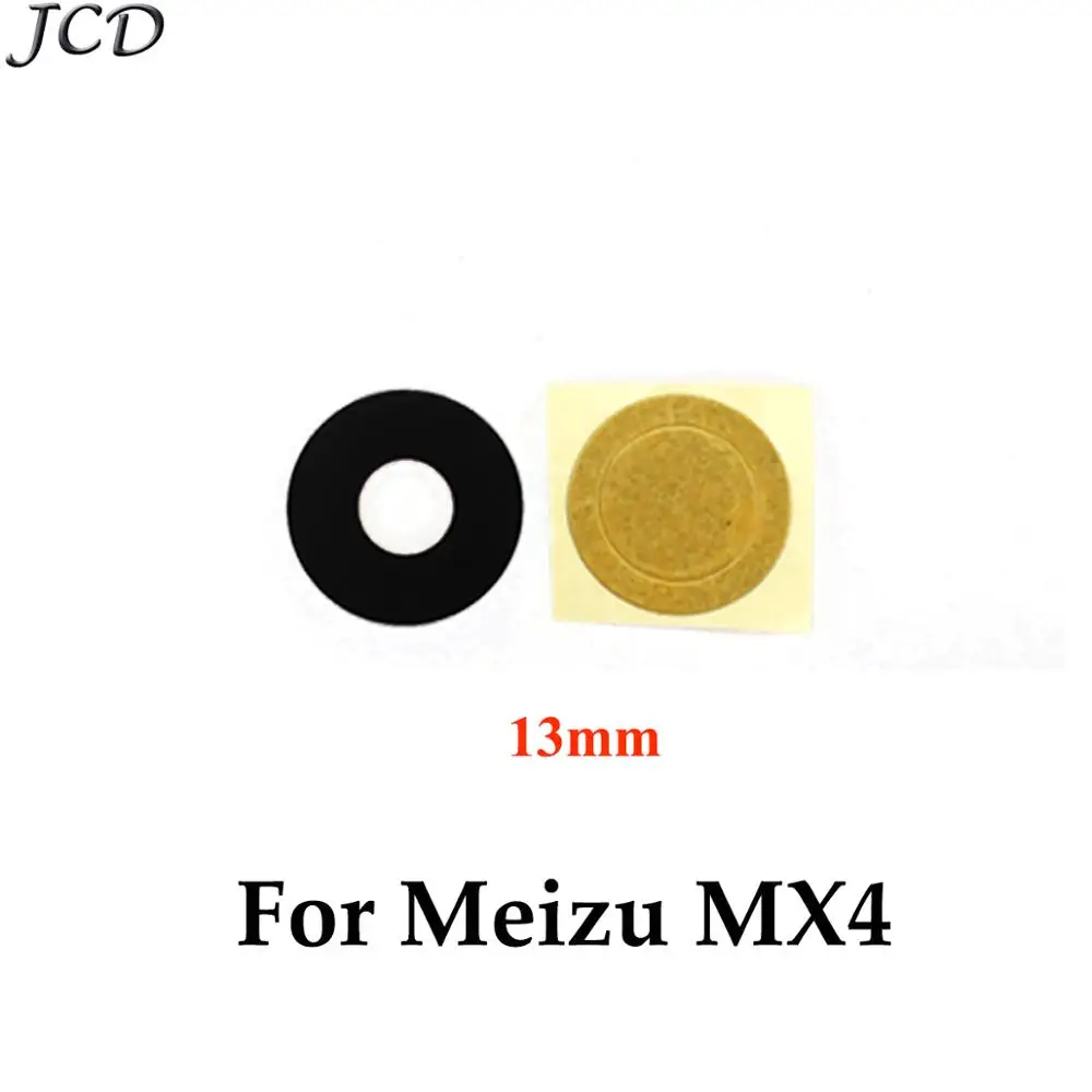 JCD 2 шт. стеклянный объектив для MEIZU MX3 MX4 MX5 MX6 Pro 5 6 7 E2 E3 U10 U20 15 lite 15 Plus задний объектив камеры задняя камера стеклянный объектив