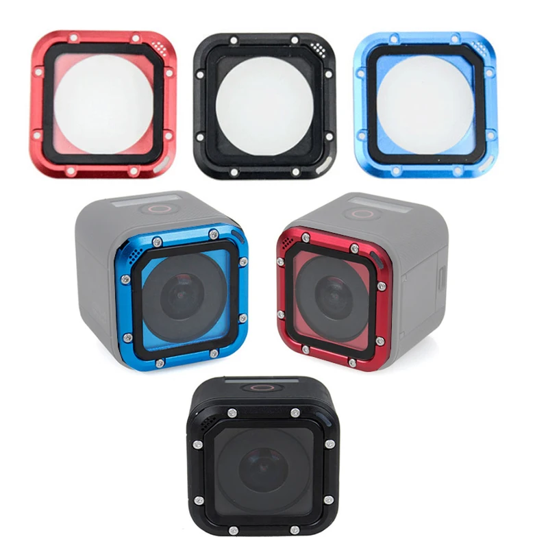 

Aluminum Lens Frame Replacement for GoPro Hero 4Session / 5 Session Lens Cap Cover Protective Lens Ring 5S 4S Accessory