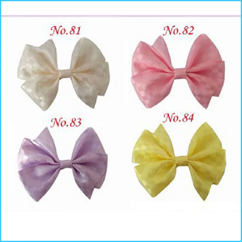 120 Good Girl 4.5 inch Wendy Boutique Butterfly Hair Bow Clip 3 Style 364 No.