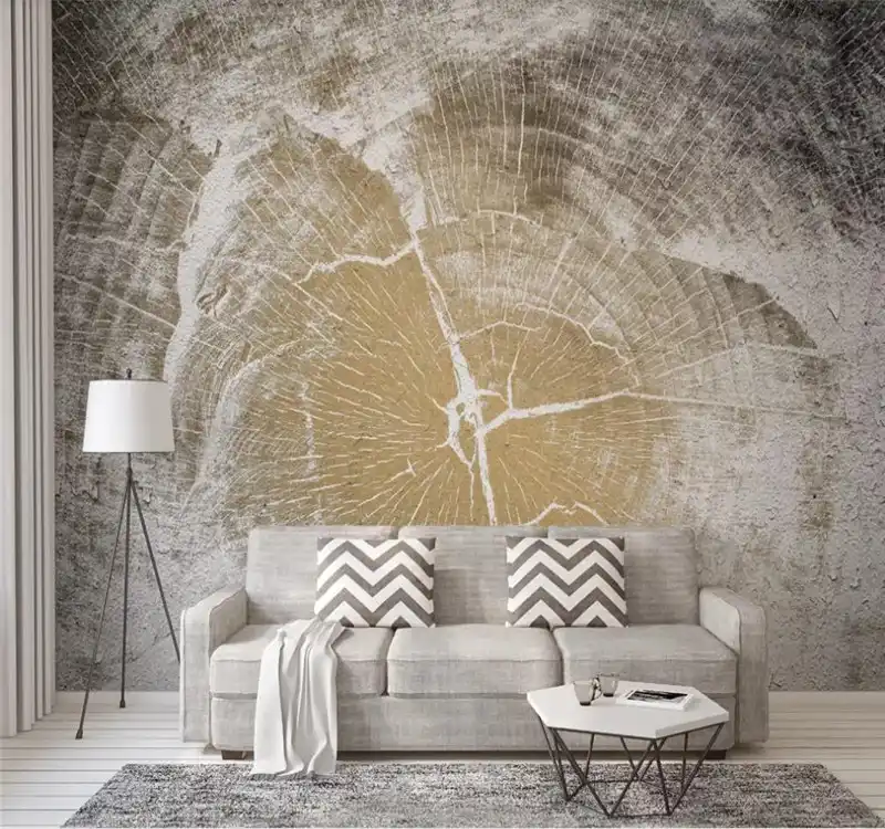 3d Wallpaper Nordic Style Wood Texture Simple Modern Living Room Background Wall Painting High Quality Material Waterproof Wallpapers Aliexpress