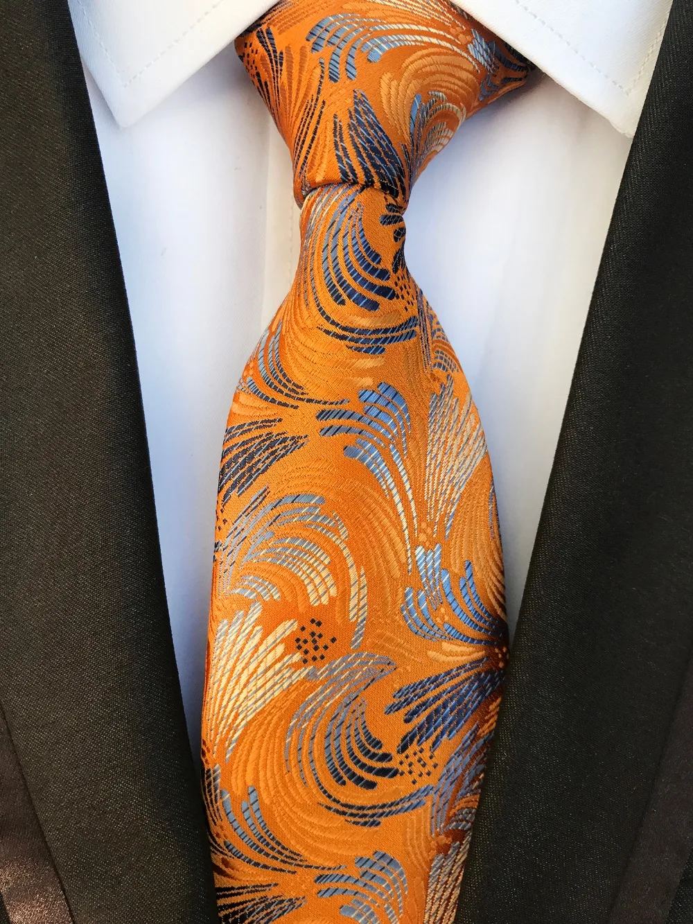Classic Mens Silk Ties Necktie Neck Tie Jacquard Woven Geometric Western Paisley