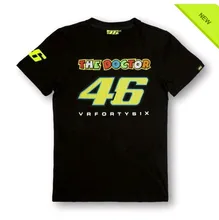 Free Shipping 2016 New MOTO GP Rossi VR46 T Shirt Women Summer Motorcycle Racing women Fans T-shirt VR 46 The Doctor T-shirts