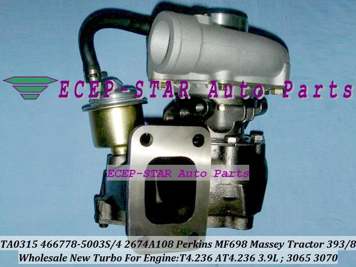 TA0315 466778 466778-5003S 466778-0004 2674A108 турбо для Perkins MF698 Massey трактора 393 398 3065 3070 T4.236 AT4.236 л |