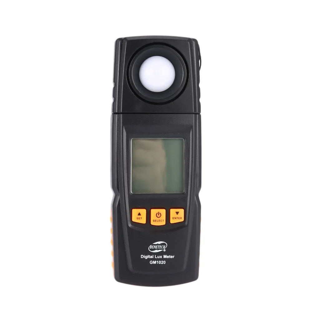 

Benetech GM1020 Digital Light Lux Meter 200000 Illuminance Luminometer Photometer Lighting Tester Themometer Temperature