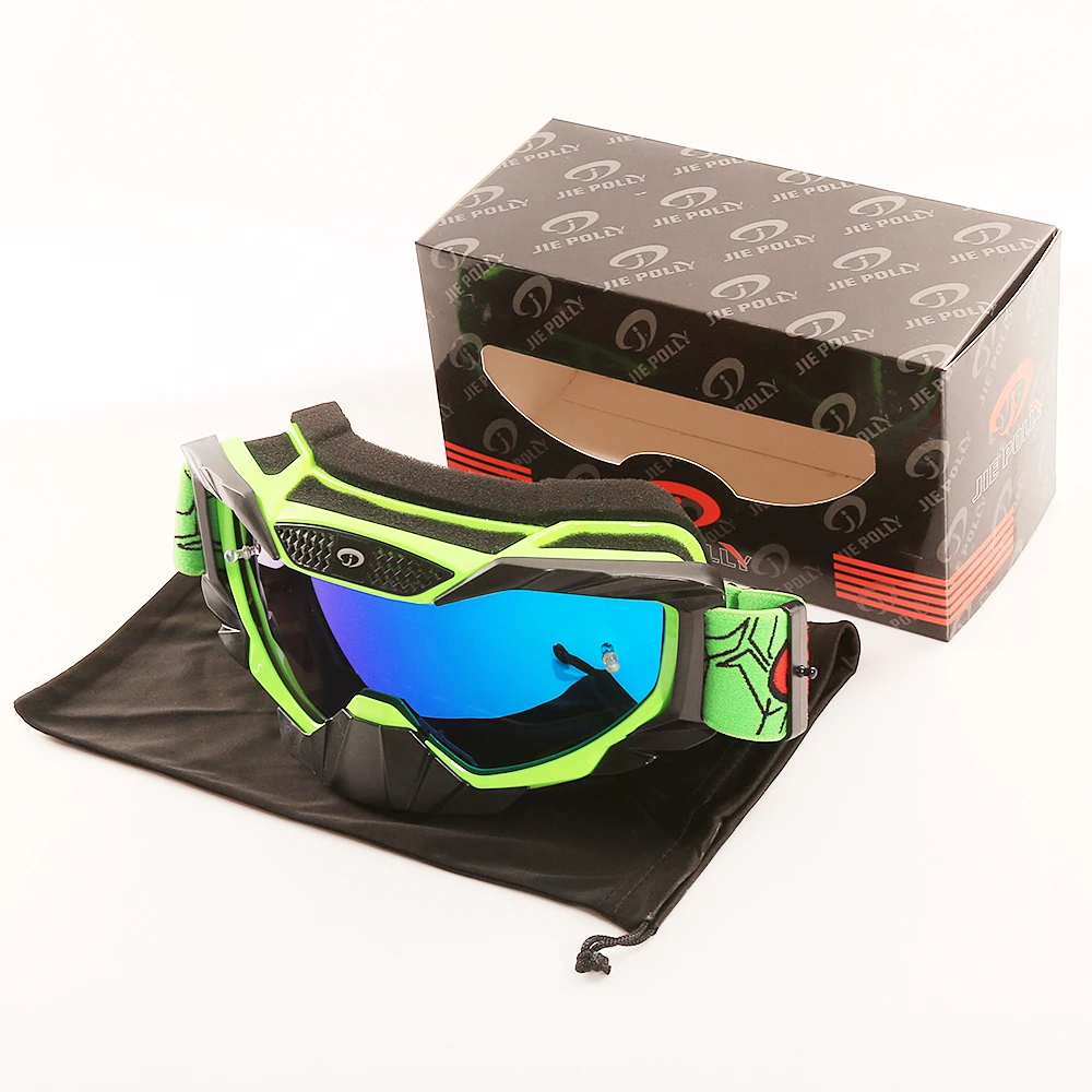 Jiepolly мотоциклетные MX очки шлем маска солнцезащитные очки для мотокросса очки ветрозащитные оторвать MTB горный велосипед солнцезащитные очки