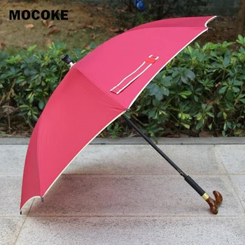 

Business umbrellas walking stick resist strong wind anti-UV creative sunny Sunshade waterproof Rainy windproof umbrella 0135