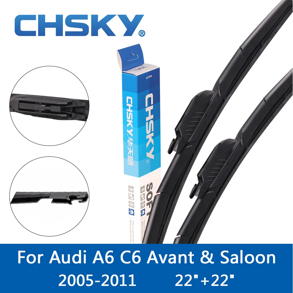 CHSKY щетка стеклоочистителя для лобового стекла автомобиля Audi A6 C4 Avant C5 C6 C7 & Saloon 1994