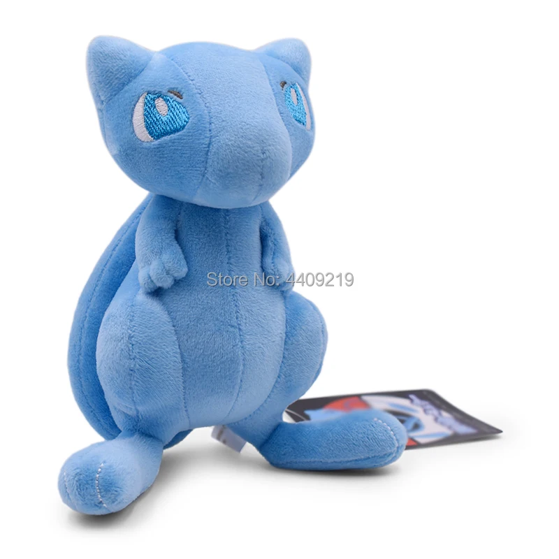 Синий Mew блестящая плюшевая игрушка мягкие куклы рождественский подарок для малышей