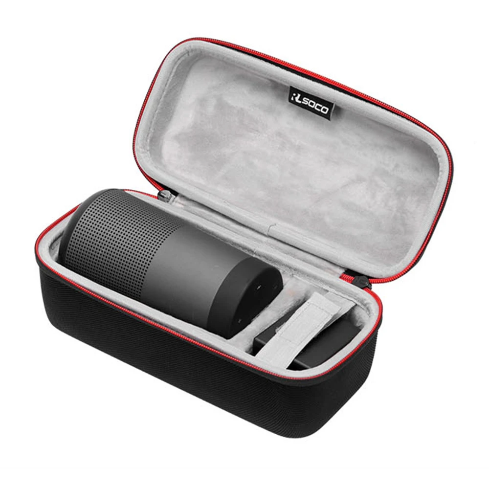 

Portable PU Speakers Hard Protective Cover Case Pouch Bag Storage Carrying Cover Organizer for Bose Soundlink Revolve Speaker