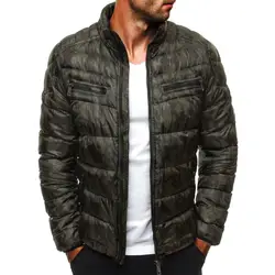 ZOGAA зимние куртки для мужчин 2018 бренд повседневное мужские куртки и пальто одноцветное парка верхняя одежда плюс размеры 3XL куртка мужской