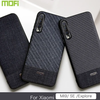 

For Xiaomi Mi9 Case Mofi For Xiaomi Mi 9 SE Explore Case Cloth Fabrics For Xiaomi Mi9 SE Case Explore Version Cover Business SE