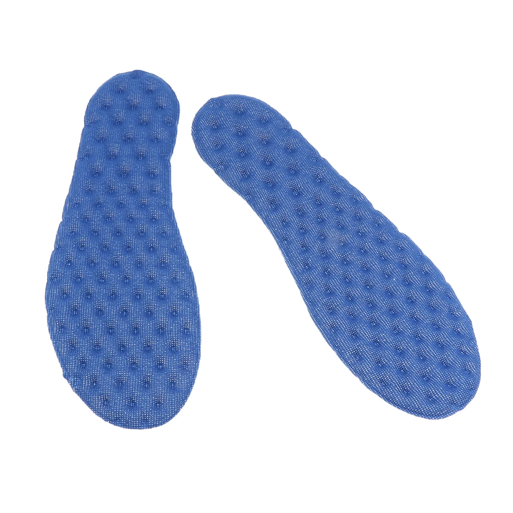 1 Pair Full Length Air Cushion Sports Insoles Shoes Pad for Men and Women Sports Running Wear Insoles - Цвет: 26.5cm Blue