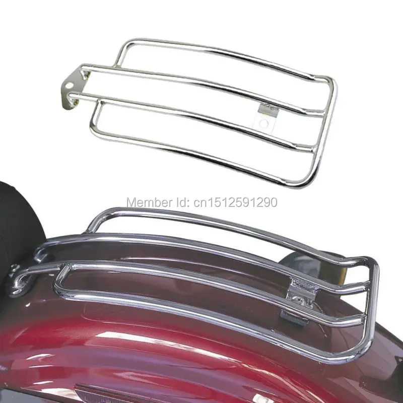 Хромированная багажная полка для мотоцикла подходит Harley 1985 2003 XL Sportster 883 1200 с Solo Seat