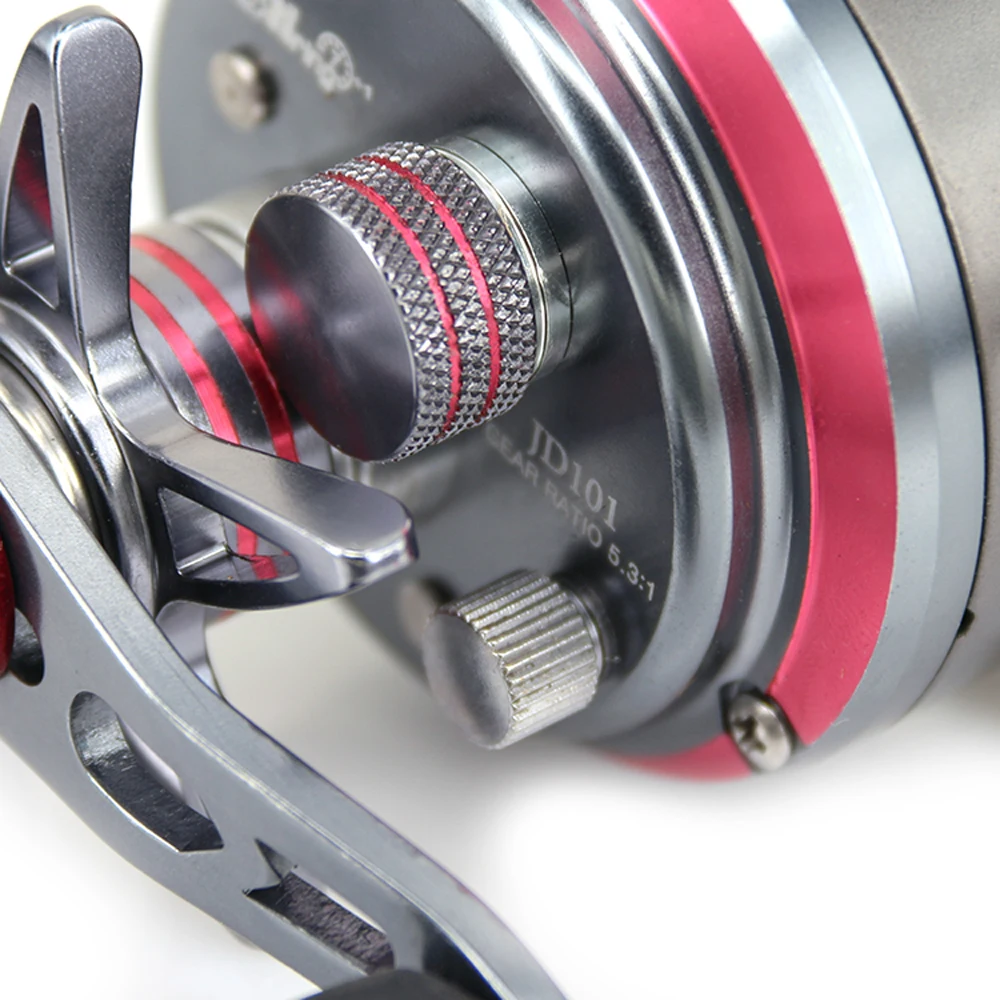 Carretilhas de Pesca de Metal em Aço Roda de Tambor Rodada de Carbono Equipamento de Pesca da Carcaça de Isca 7 + 1bb Deukio Inoxidável Roda Pesca Jd100-301 Cnc 11 Pesca de Metal Em Aço Inoxidável CNC