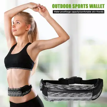 

6 Inch Unisex Running Phone Bag Waistbag Waist Arm Bag Waterproof Multi-functional Sports Band Pocket Gym Wallet Pack