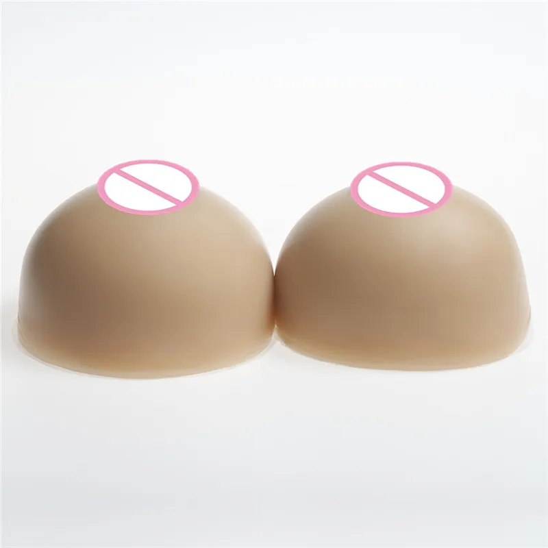 

Transgender Breast Brown 1800g/pair F Cup Full Silicone Breast Forms Enhancer Cross Dresseing Fake Realistic Artificial Boobs