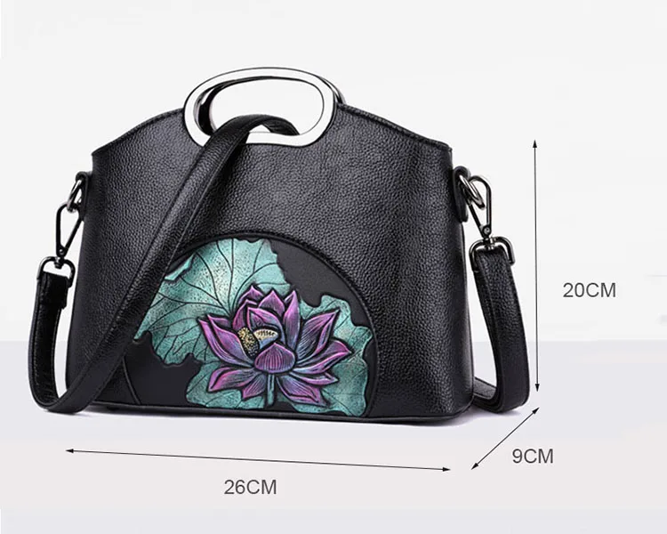 Женская сумка через плечо с цветочным узором, сумки высокого качества, винтажные сумки-мессенджеры, дизайнерские Брендовые женские сумки через плечо, женские сумки