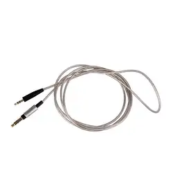 Одежда высшего качества обновления Замена Серебряный аудио кабель провод для B & W Bowers & Wilkins P5 P7 наушники гарнитуры