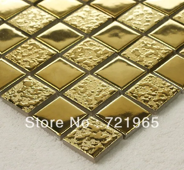 golden metal glazed ceramic