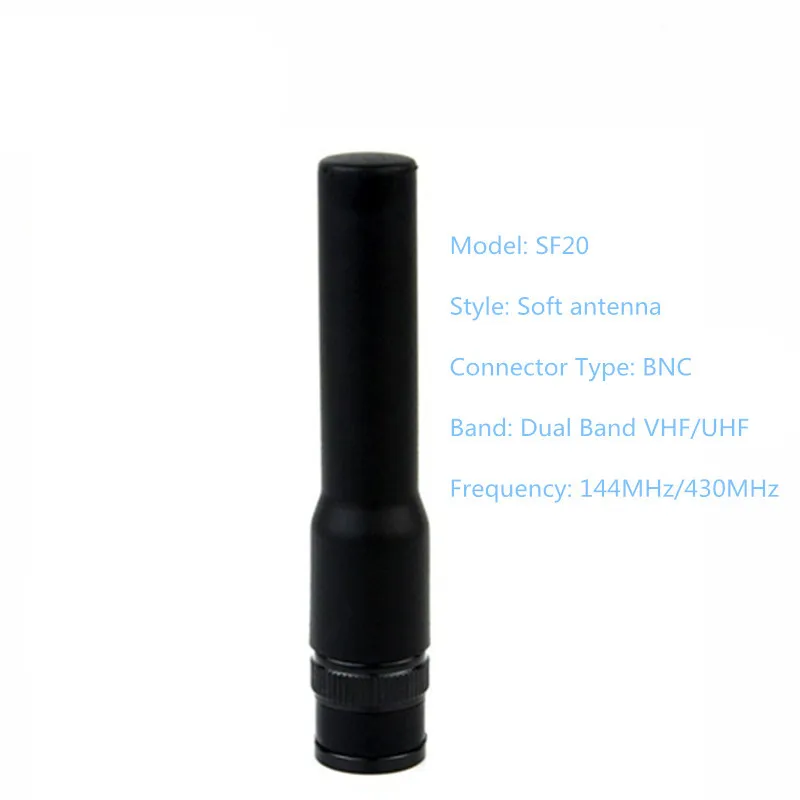 Двухдиапазонная Антенна BNC SF20 для Baofeng Kenwood Vertex Standard Wilson YAESU TYT HYT Walkie Talkie Radio| |