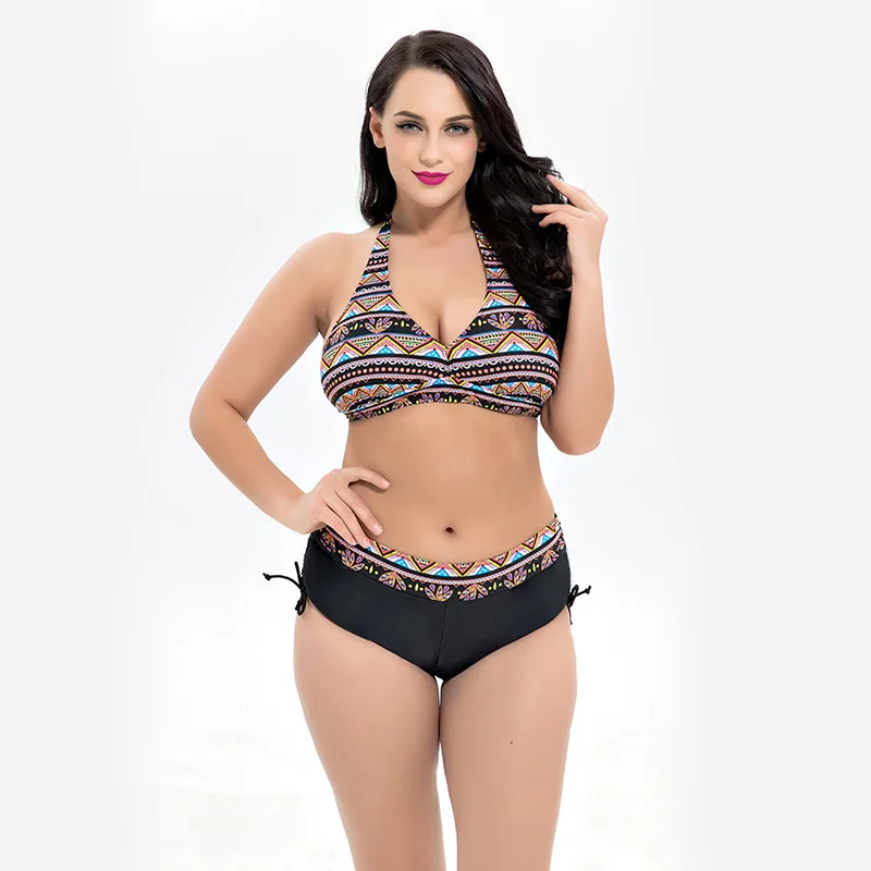 tribal plus size swimwear