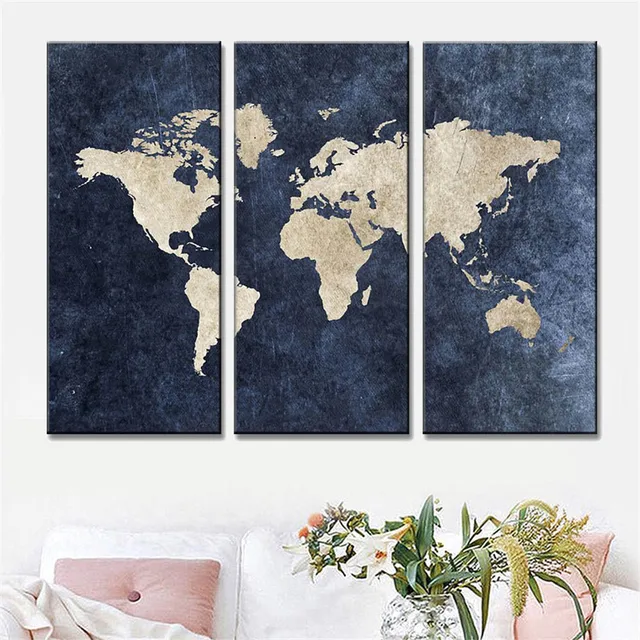 world map canvas print kids pcsset abstract navy blue world map canvas print painting modern posters wall pictures world map canvas print kids pcsset abstract navy blue world map canvas print painting modern posters wall pictures