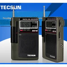 Горячее предложение Высокое качество TECSUN R-818 FM/MW/SW1-6 многодиапазонные часы R818 радио цифровой приемник цифровая Демодуляция стерео радио
