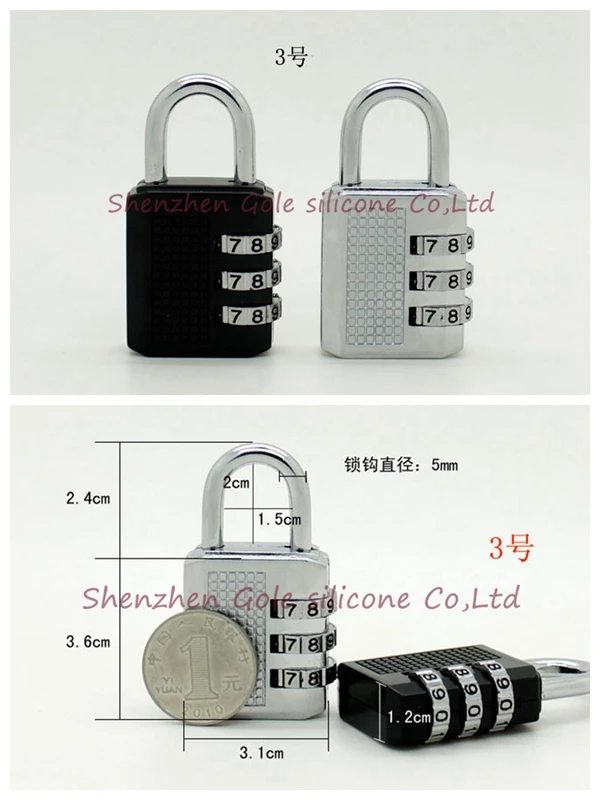 suitcase padlocks