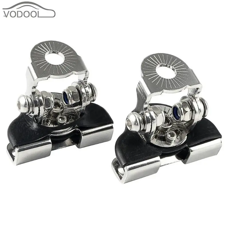 2Pcs Universal Stainless Steel Car Auto Hood LED Work Light Bracket Offroad Excavator Truck Engine Cover