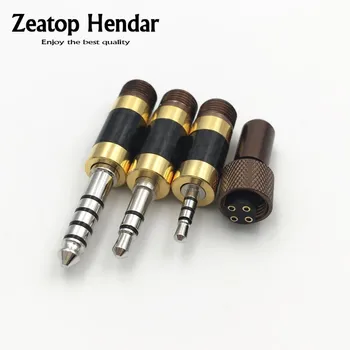 

10Set Rhodium Plated 4.4mm 3.5mm 2.5mm Balanced Audio Plug 3 in 1 DIY HIFI Earhone Cable Kits Adapter for DITA AWESOME LN005924