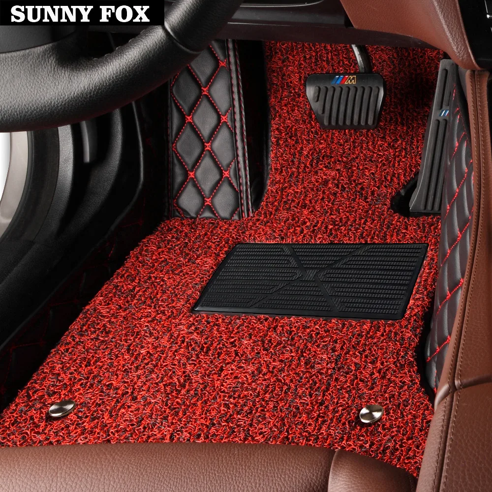 SUNNY FOX Car floor mats for Citroen C4 Air Cross Picasso C2 C4L C elysee DS5 LS DS6 5D car SUNNY FOX Car floor mats for Citroen C4 Air Cross Picasso C2 C4L C elysee DS5 LS DS6 5D car