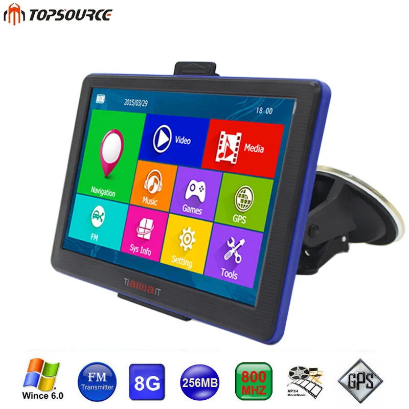 Topsource Hd Portable Car Gps Navigation Win Cegb Mhz Map For Europeusacanada Lifetime Maps And Traffic Topsource Hd Portable Car Gps Navigation Win Cegb Mhz Map For Europeusacanada Lifetime Maps And Traffic