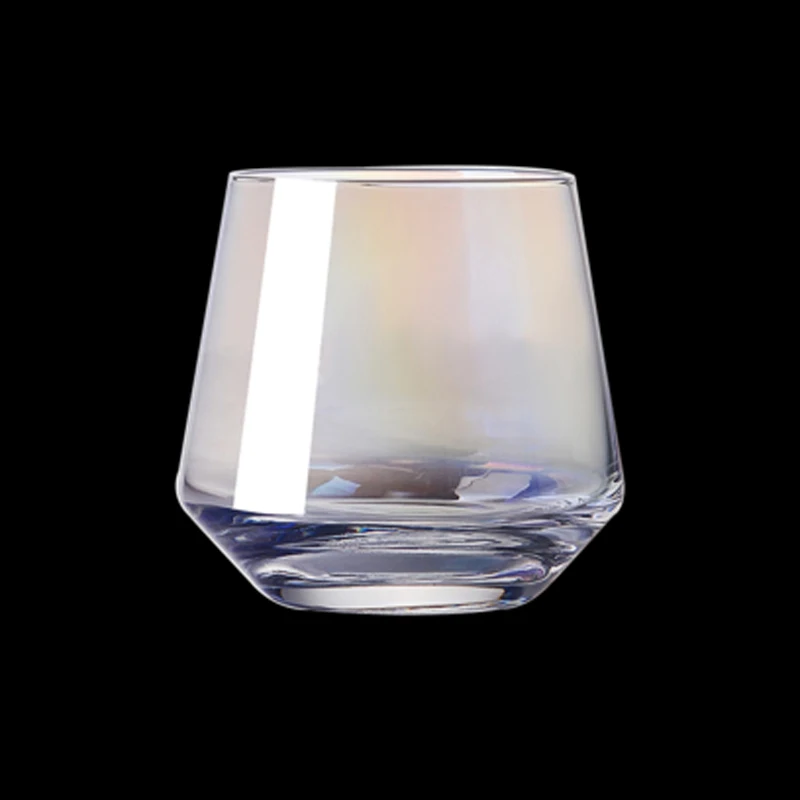 400 мл бессвинцовый Радужный стакан из прозрачного стекла пиво кофе чашки ручной работы виски стеклянный бокал для вина без ножки вечерние принадлежности Посуда для напитков