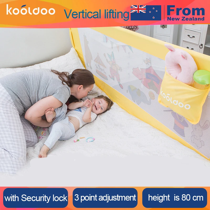 

KDE crib guardrail 1.2-2 m bed railing baffle universal bed fence vertical lifting a variety of patterns to choose from