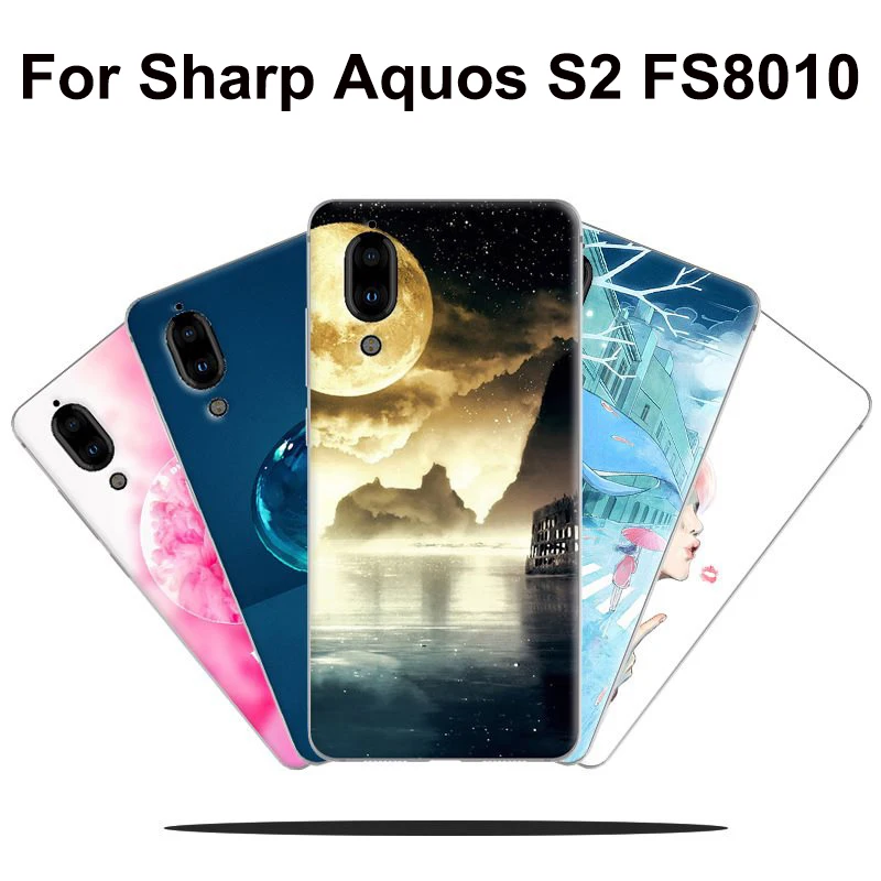 Модный милый мультяшный чехол для Sharp Aquos S2 мягкие силиконовые чехлы FS8010 задняя