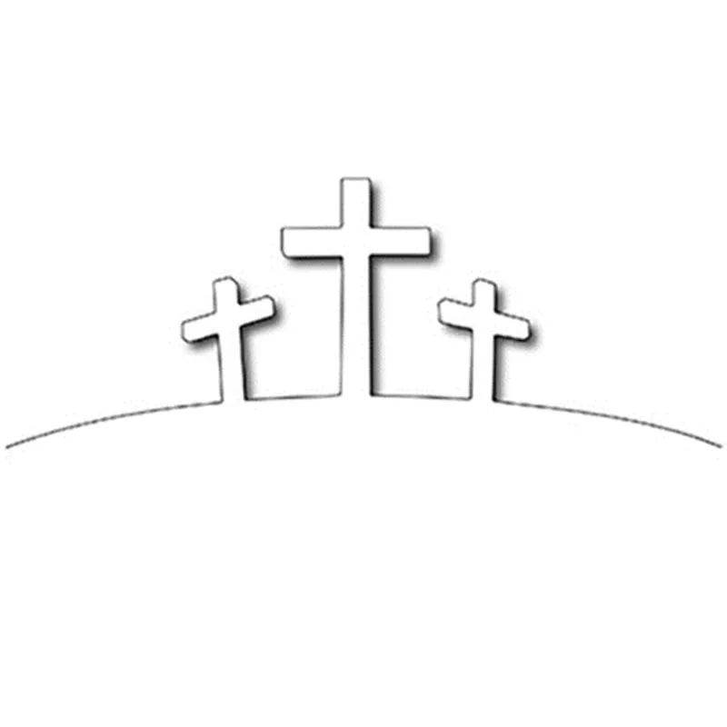 

Bi fujian Crosses on the Hill 2019 METAL CUTTING DIES DIY Scrapbook PAPER CRAFT card album gift present knife mold art cutter