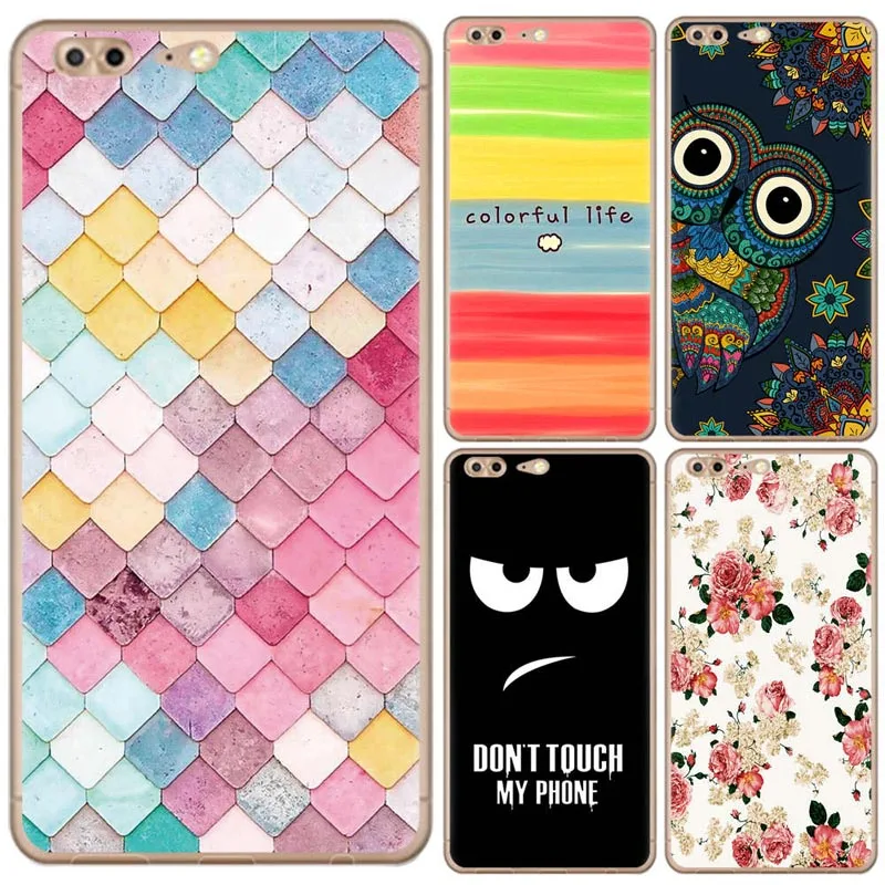 for Leagoo T5 case Slim Cover soft tpu cartoon silicon cover patterned phone back |