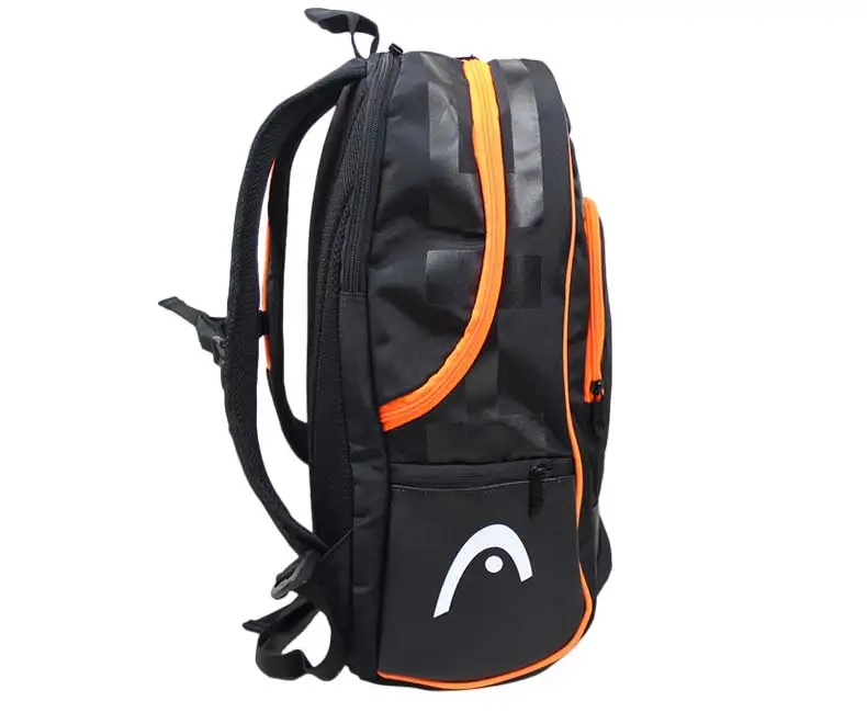 Оригинальная головка команды Multifuntional Черная Спортивная Сумка Теннисный бадминтон сумка теннисный рюкзак для 1-2 шт