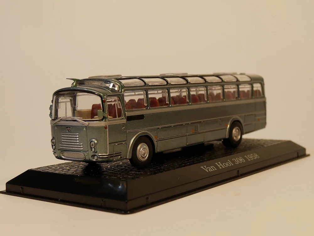 A tlas 1:76 VAN HOOL 306 1958 бутиковый автобус из сплава игрушки для детей Детские модель