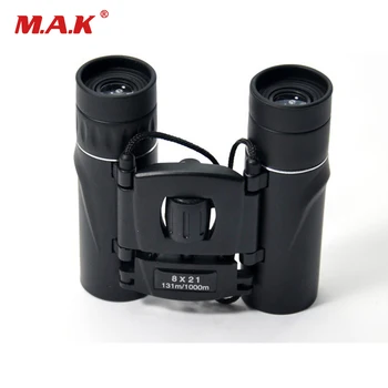 

8x21 Binoculars Telescope Blue Coating BK7 Mini Magnifying Day Night Vision for Outdoor Hunting