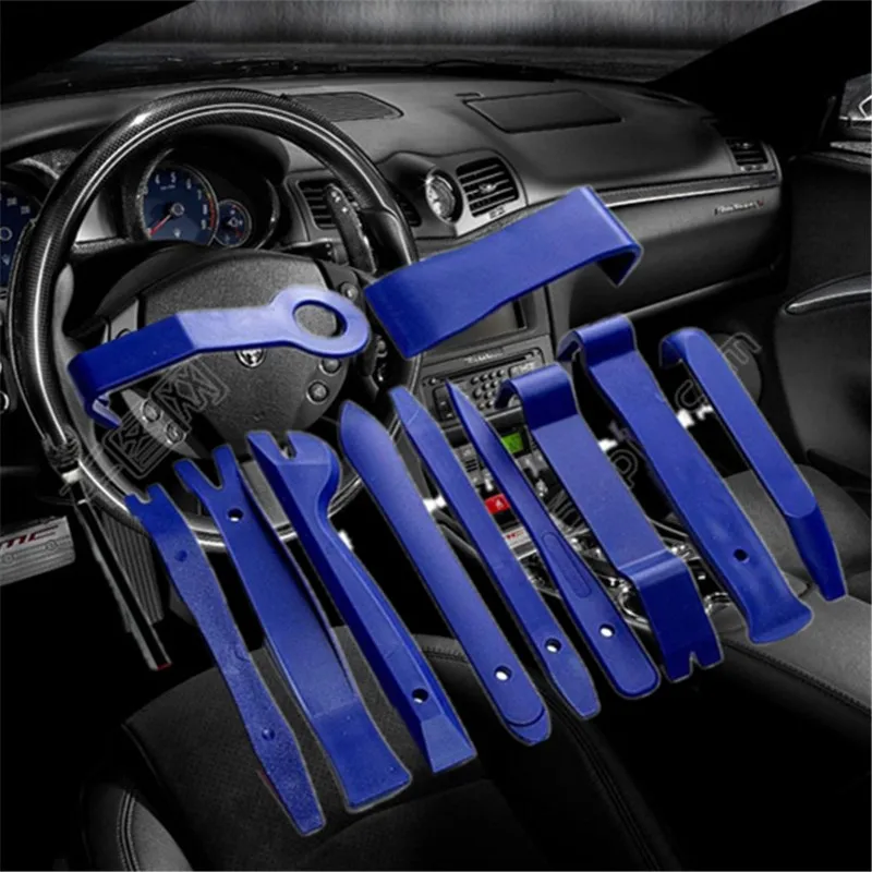 Useful 12pcs Blue Auto Car Audio Door Dash Tirm Panel Install/&Removal Pry Tool
