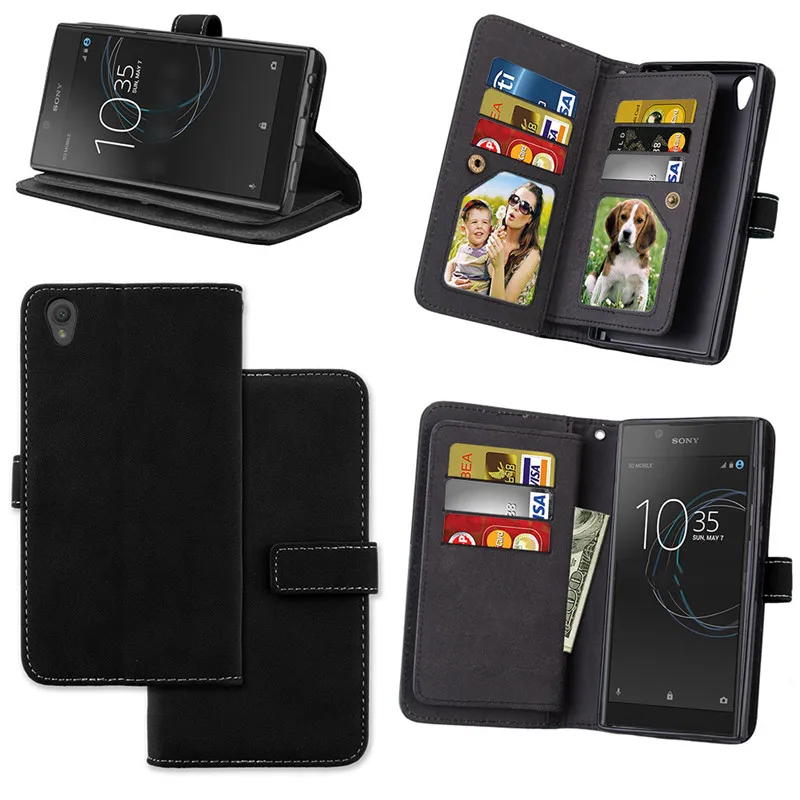 Luxury Leather Flip Case For Sony Xperia L1 Case Wallet Cover For Sony L1 G3311 G3312 Dual Sim Business Cases1