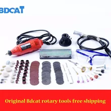 Электрический DREMEL мини шлифовальный станок DIY ручная дрель станок Электроинструмент с аксессуарами Dremel мягкий вал переменная роторная гравировка