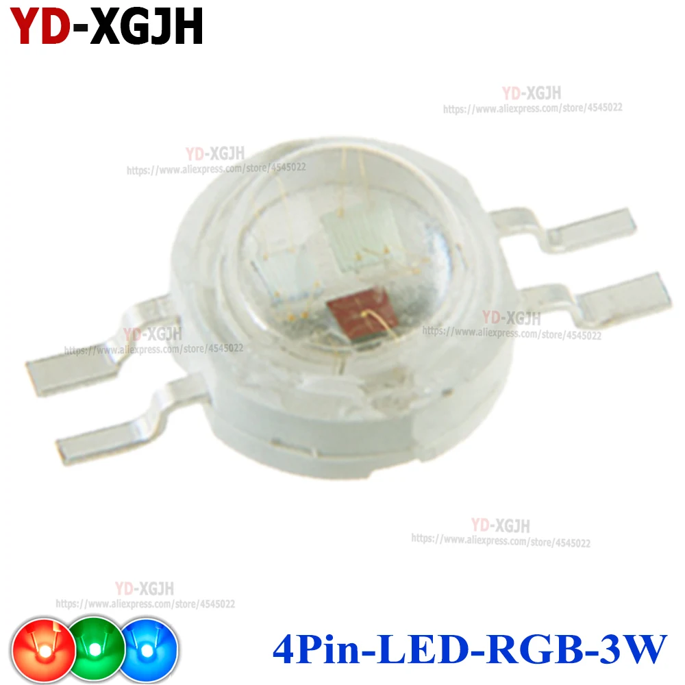 RGB RGBW высокомощный светодиодный чип COB SMD диод 4 Вт Красный Зеленый Синий