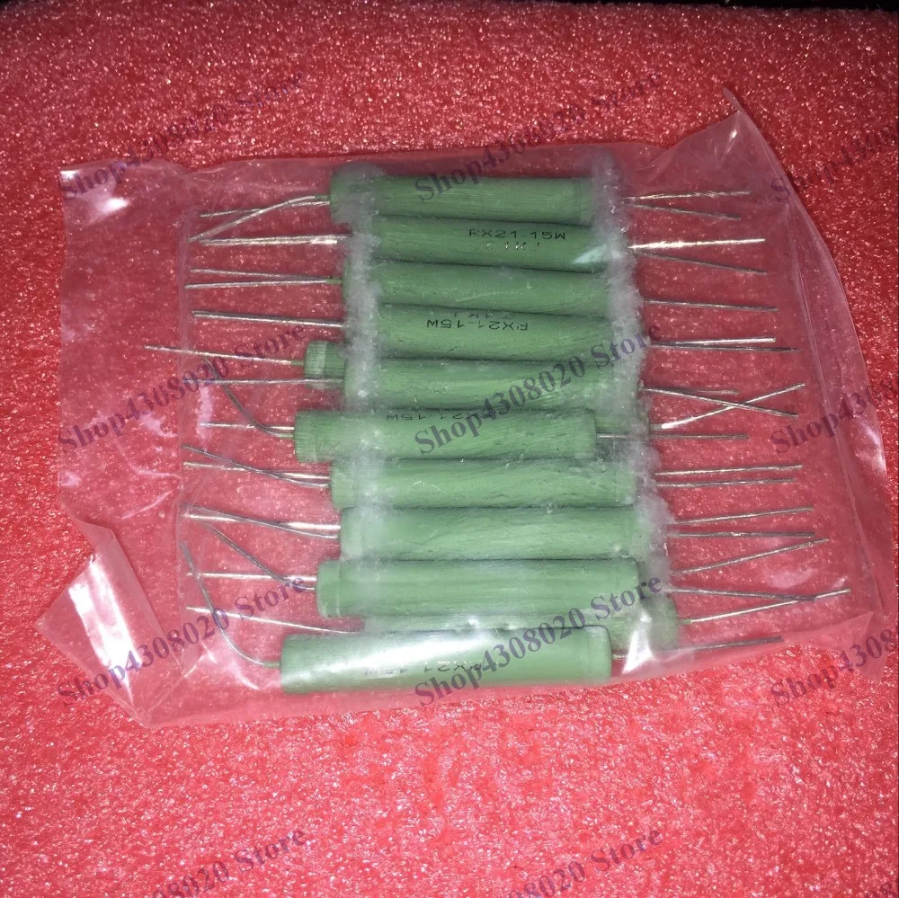 

Winding resistance RX21 15W 300R 1K 1.5K 5.1K 7.5K 10K 15K 20K 33K 47K flat wire heat dissipation power resistor