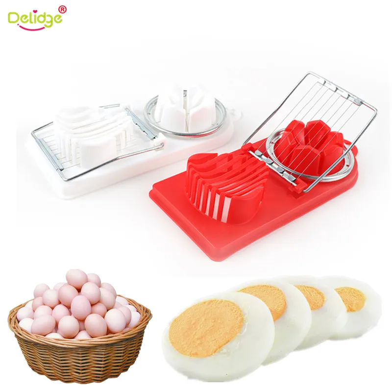 Buy Delidge 1 pcs 2 in1 Egg Slicer Tools Stainless